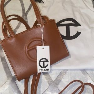 New With Tags! Telfar Caramel Small Shopping Bag!